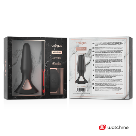 ANBIGUO - WATCHME CONTROL REMOTO VIBRADOR PLUG ANAL ALEXANDRU