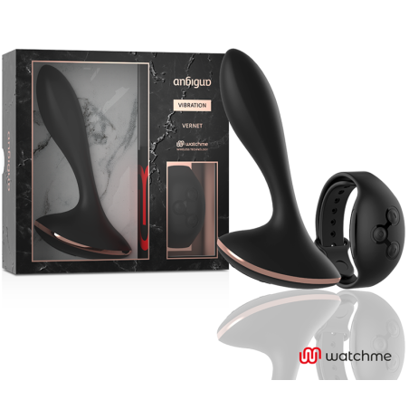 ANBIGUO - WATCHME CONTROL REMOTO VIBRADOR PLUG ANAL VERNET