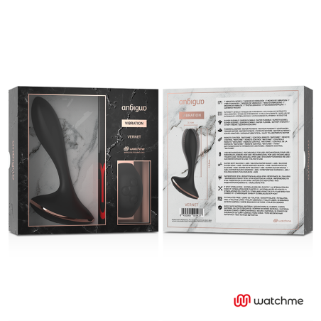 ANBIGUO - WATCHME CONTROL REMOTO VIBRADOR PLUG ANAL VERNET