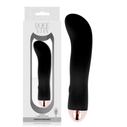DOLCE VITA - VIBRADOR RECARGABLE TWO NEGRO 7 VELOCIDADES