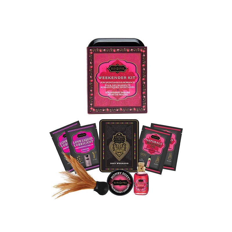 KAMASUTRA - WEEKENDER TIN KIT STRAWBERRY DREAMS...