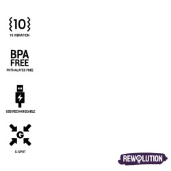 REWOLUTION REWOBEADS BOLAS VIBRADORAS CONTROL REMOTO CON...