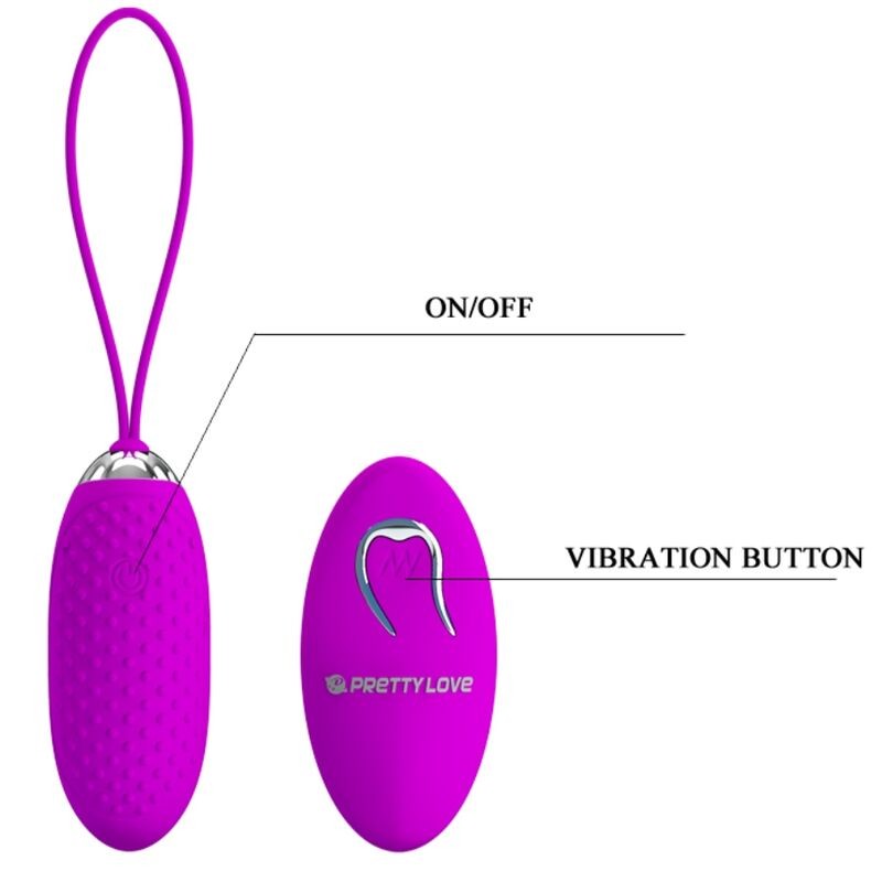 PRETTY LOVE JOANNA HUEVO VIBRADOR CONTROL...