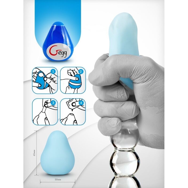 G-VIBE - HUEVO MASTURBADOR TEXTURADO...