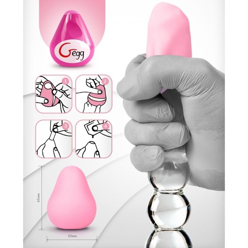 G-VIBE - HUEVO MASTURBADOR TEXTURADO...