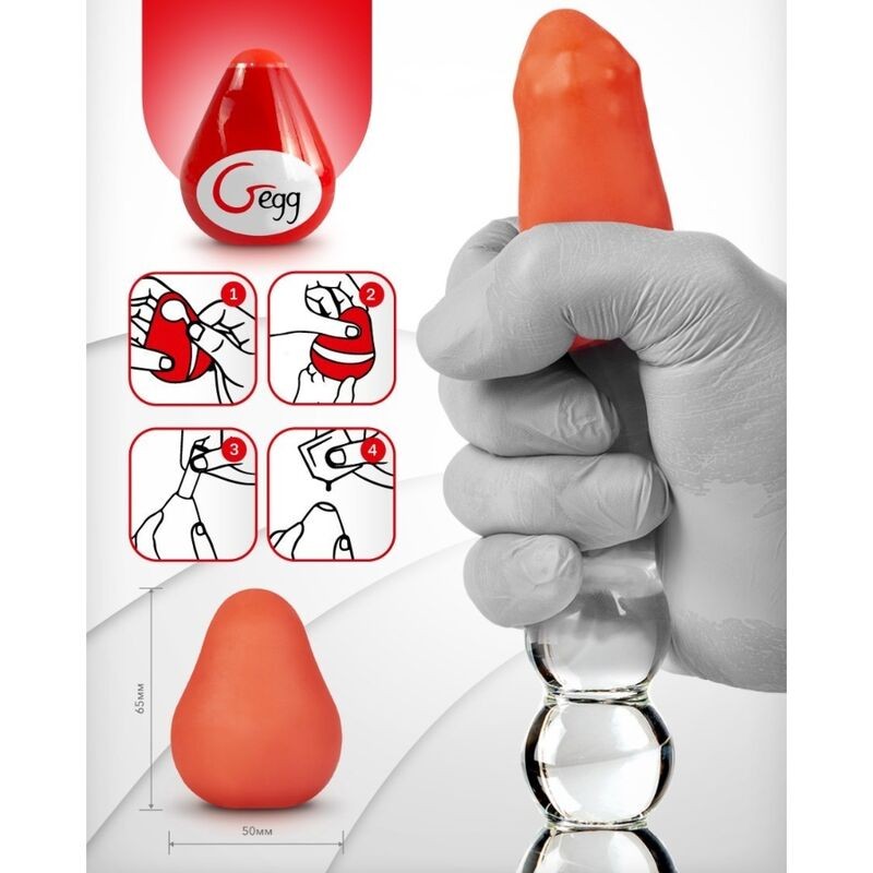G-VIBE - HUEVO MASTURBADOR TEXTURADO...