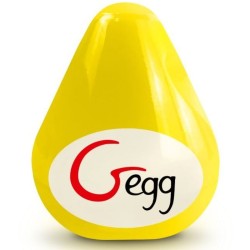 G-VIBE - HUEVO MASTURBADOR TEXTURADO REUTILIZABLE AMARILLO 2