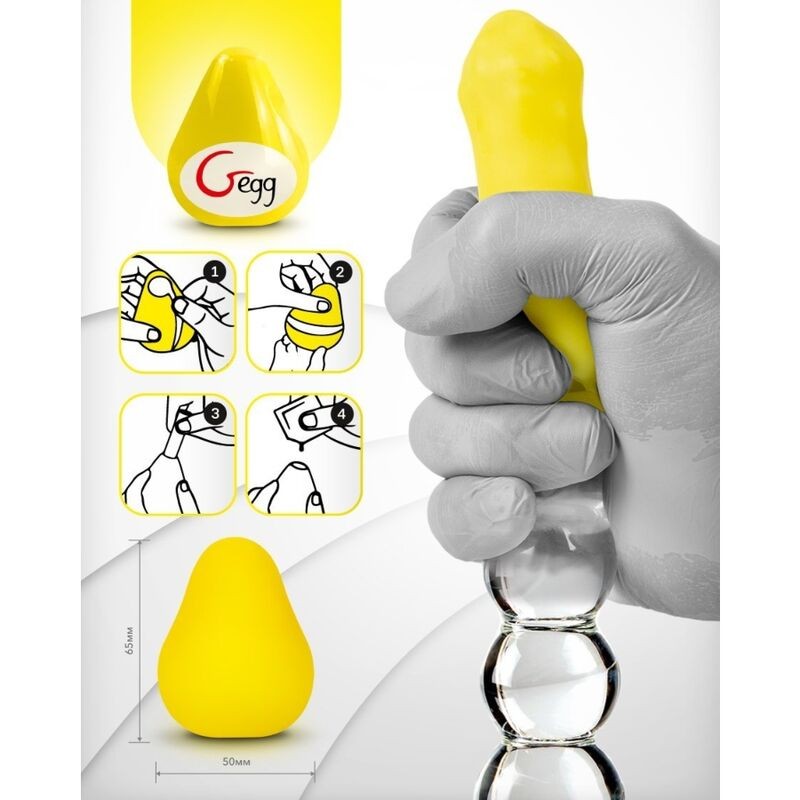 G-VIBE - HUEVO MASTURBADOR TEXTURADO...