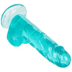 CALEX SIZE QUEEN DILDO - AZUL 15.3 CM 2