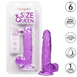 CALEX SIZE QUEEN DILDO - LILA 15.3 CM 2