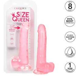 CALEX SIZE QUEEN DILDO - ROSA 20.3 CM 2