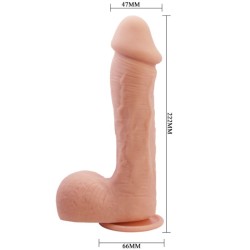 BEAUTIFUL ENCOUNTER JOHNSON LIFELIKE SKIN DILDO 22 CM 2