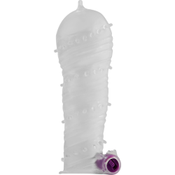 OHMAMA - TEXTURED PENIS SHEATH WITH WIDE TIP VIBRATING... 2