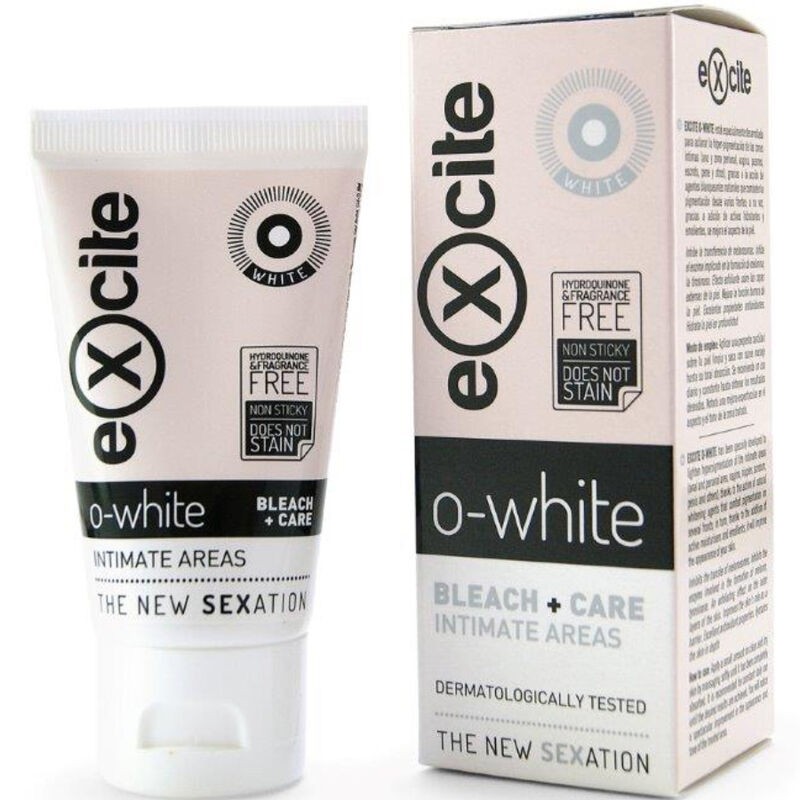EXCITE - O WHITE BLEACH + CARE INTIMATE AREAS...