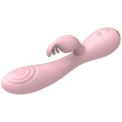 NALONE - MAGIC STICK VIBRATOR WITH RABBIT - LIGHT PINK 2