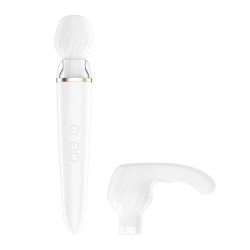 SATISFYER DOUBLE WAND-ER APP - BLANCO 2