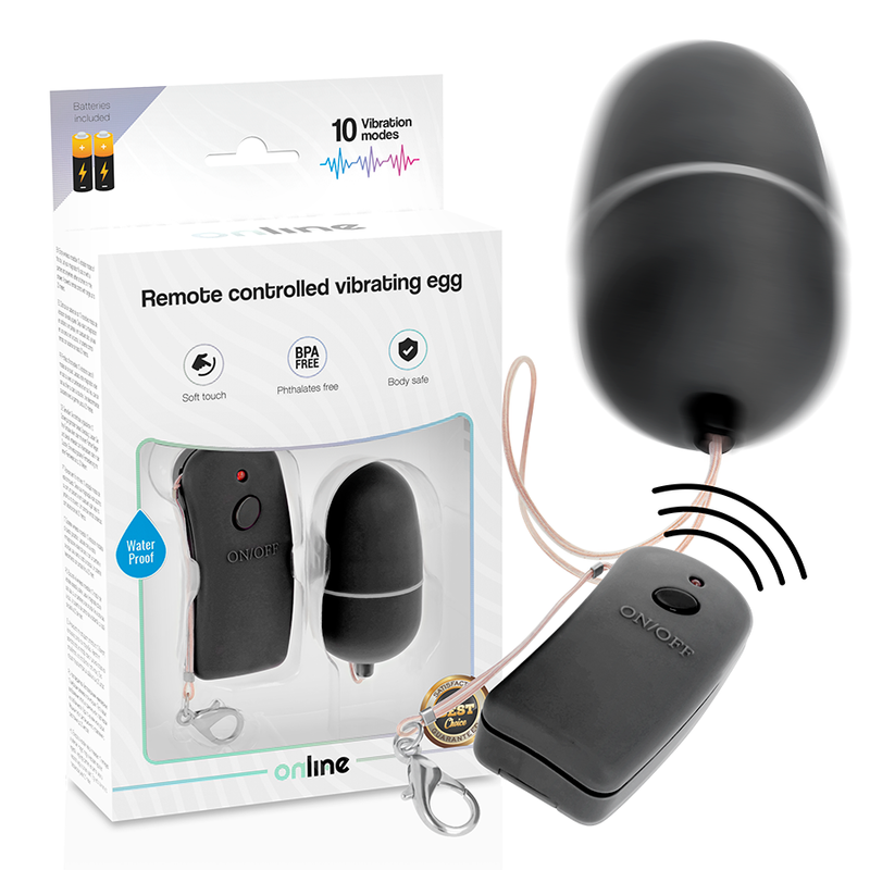 ONLINE HUEVO VIBRADOR CON MANDO CONTROL REMOTO...