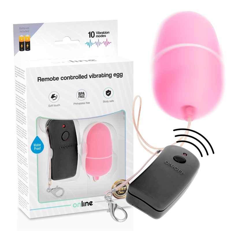ONLINE HUEVO VIBRADOR CON MANDO CONTROL REMOTO...