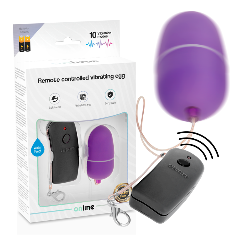 ONLINE HUEVO VIBRADOR CON MANDO CONTROL REMOTO...
