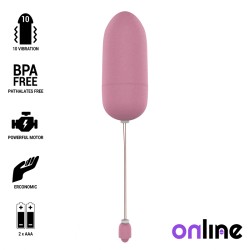 ONLINE HUEVO VIBRADOR WATERPROOF - ROSA 2