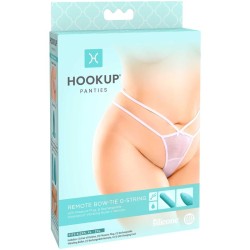HOOK UP PANTIES - REMOTE BOW-TIE G-STRING X-2XL