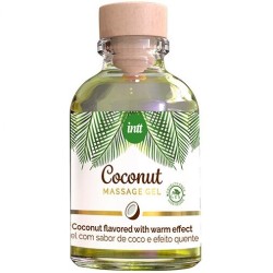 INTT - VEGAN MASSAGE GEL WITH COCONUT FLAVOR AND HEATING...