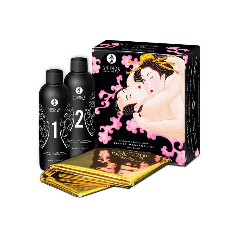 SHUNGA - GEL DE MASAJE EROTICO CUERPO A CUERPO...