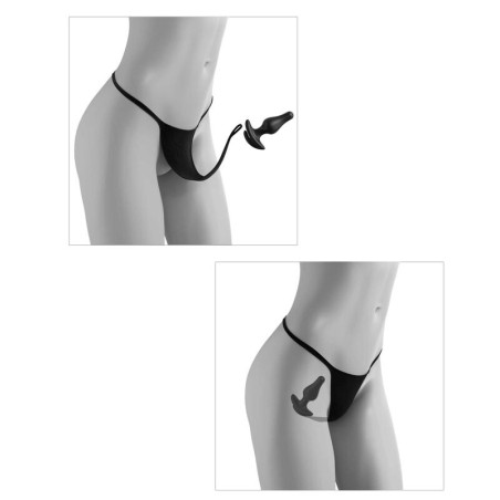 HOOK UP PANTIES - CROTCHLESS LOVE GARTER XL-2XL