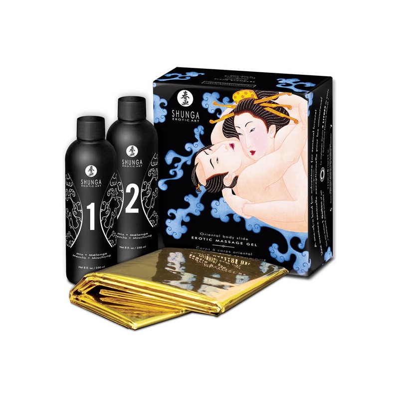 SHUNGA - GEL DE MASAJE EROTICO CUERPO A CUERPO...