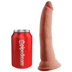 KING COCK - PLUS DILDO 3D TRIPLE DENSIDAD 18 CM 2