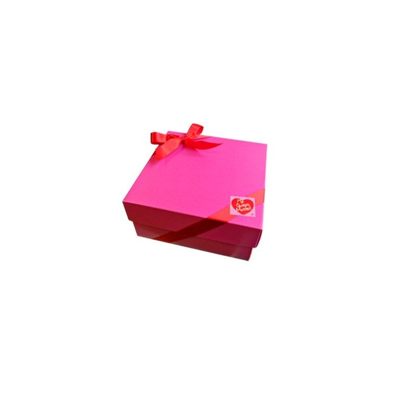 CAJA PÉTALO BONDAGE ROJO ¡TE QUIERO MUCHO