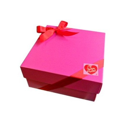 CAJA PÉTALO BONDAGE ROJO ¡TE QUIERO MUCHO