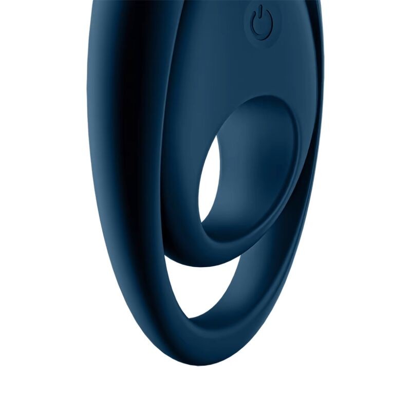 SATISFYER - GLORIOUS DUO RING VIBRATOR BLUE