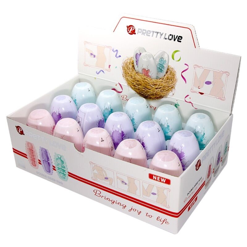 PRETTY LOVE - DOUBLE SIDED MASTURBATOR EGG 15...