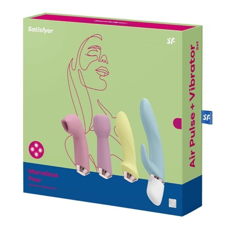 SATISFYER MARVELOUS FOUR - SET VIBRADOR...
