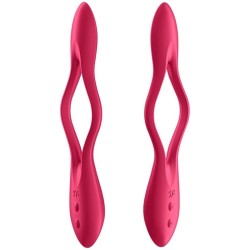 SATISFYER - ELASTIC JOY MULTI VIBRATOR RED 2