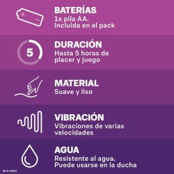 DUREX - VIBRADOR INTENSE ORGASMIC PURE FANTASY 2