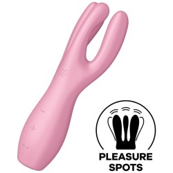SATISFYER THREESOME 3 VIBRADOR - ROSA 2