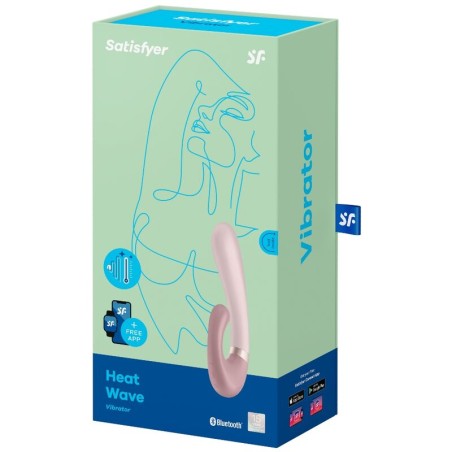 SATISFYER HEAT WAVE VIBRADOR APP - NEGRO
