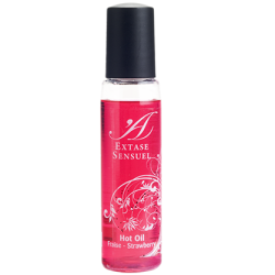 EXTASE SENSUAL - STRAWBERRY STIMULATING OIL HEAT TRIP 35 ML 2