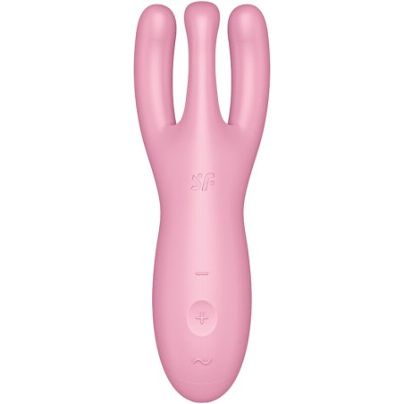 SATISFYER THREESOME 4 VIBRADOR APP - ROSA