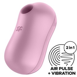 SATISFYER COTTON CANDY ESTIMULADOR Y VIBRADOR - LILA 2