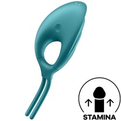 SATISFYER - SWORDSMAN ANILLO VIBRADOR VERDE 2
