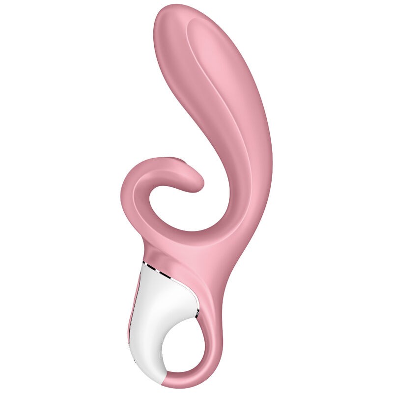 SATISFYER HUG ME VIBRADOR RABBIT APP - ROSA