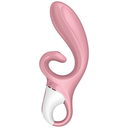 SATISFYER HUG ME VIBRADOR RABBIT APP - ROSA