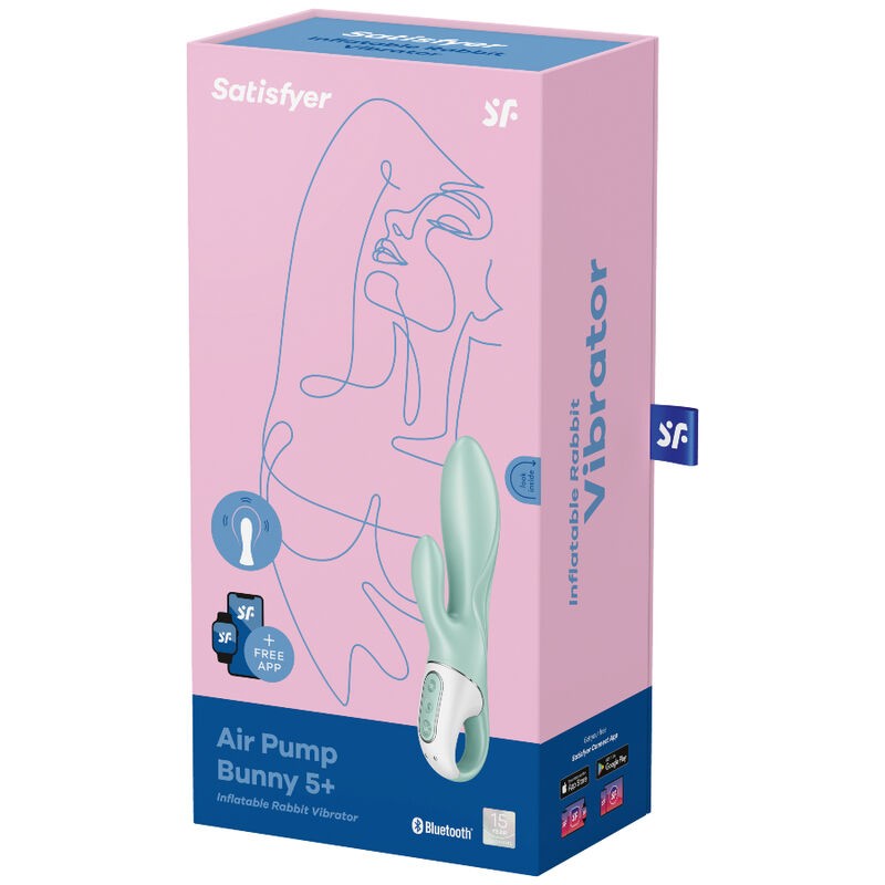 SATISFYER AIR PUMP BUNNY 5+ VIBRADOR RABBIT...