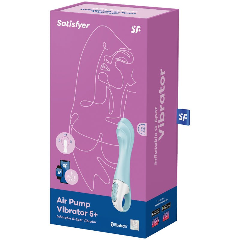 SATISFYER AIR PUMP VIBRATOR 5+ VIBRADOR PUNTO G...