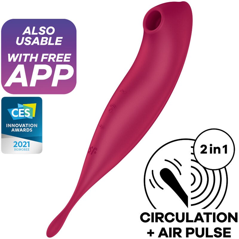 SATISFYER TWIRLING PRO+ ESTIMULADOR Y VIBRADOR...