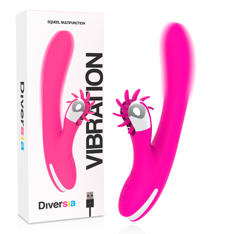 DIVERSIA - BUNNY VIBRATING 24 CM