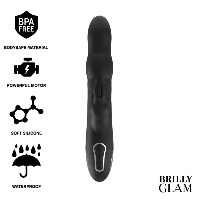 BRILLY GLAM - MOEBIUS RABBIT VIBRATOR  ROTATOR...
